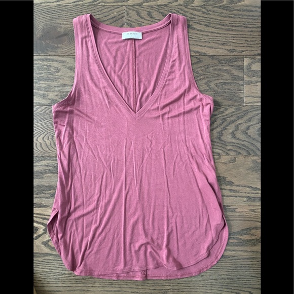 Aritzia Babaton V Neck Tank - Size Small - Picture 1 of 1